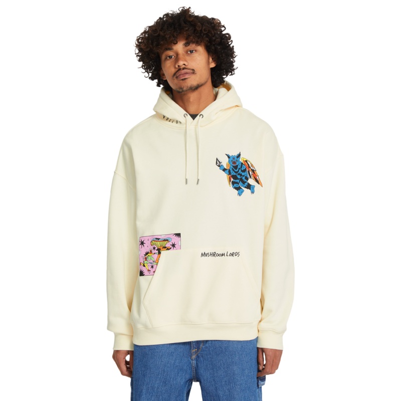 Sudadera con capucha Volcom Fa Bob Mollema 2 – Light Beige