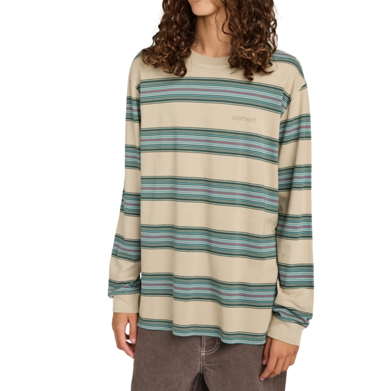 Camiseta de manga larga Element Lowcase Pigment | Alumi / Dgreen / Britblue / Oat / Lava