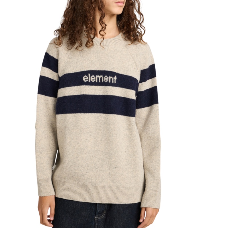 Jersey Element 2000S Rib CR de cuello redondo | Oat Milk