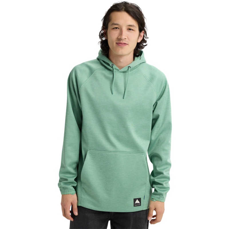 Sudadera Burton Crown Weatherproof Fleece Pullover para hombre | Soft Sage Heather
