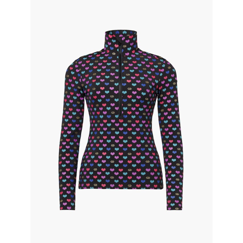 Women’s Cuori Ski Pully|0024 – Cuori Black|L|M|S
