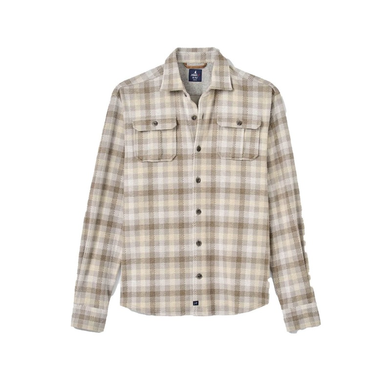 Men’s Marcelo Stretch Knit Flannel Lodge Shirt