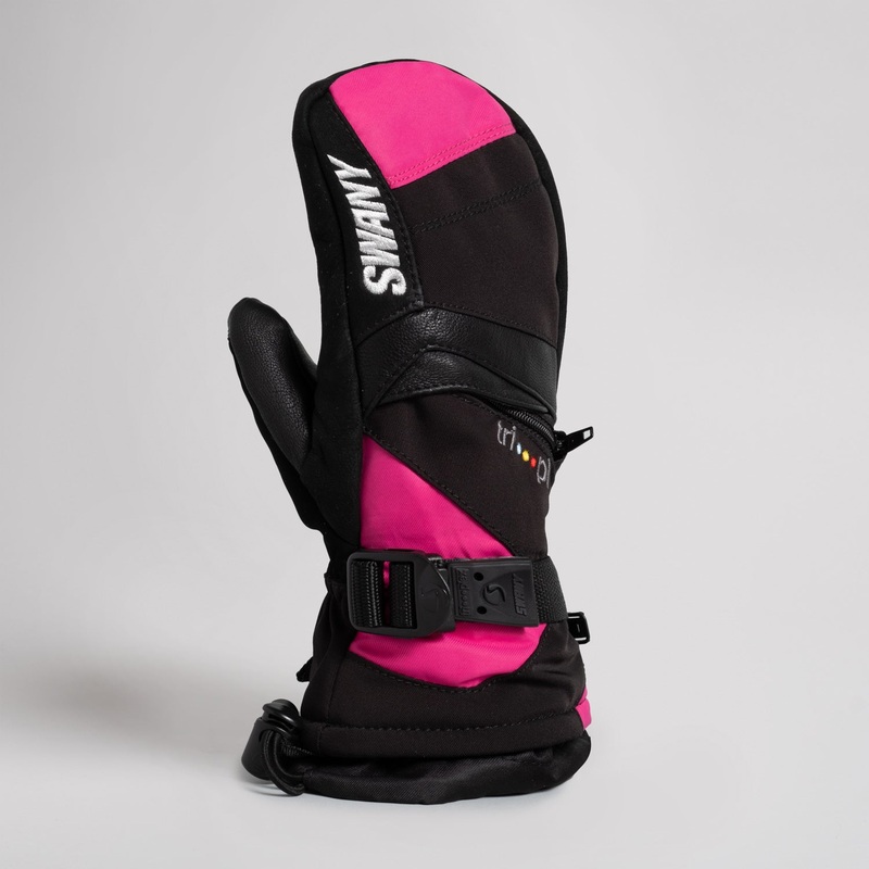 Swany X-Change Jr Mitt|BLACK/MAGENTA|BLACK|WH/WASHVIOLET|Black/Military Olive|Black/Camo|CONFET PINK/WH|XS|S|M|L|XL