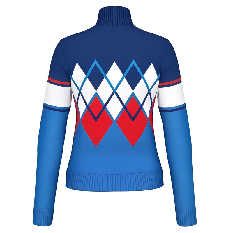 Women’s Coco Pullover|ADFB – Blue & Red|42|40|38|36