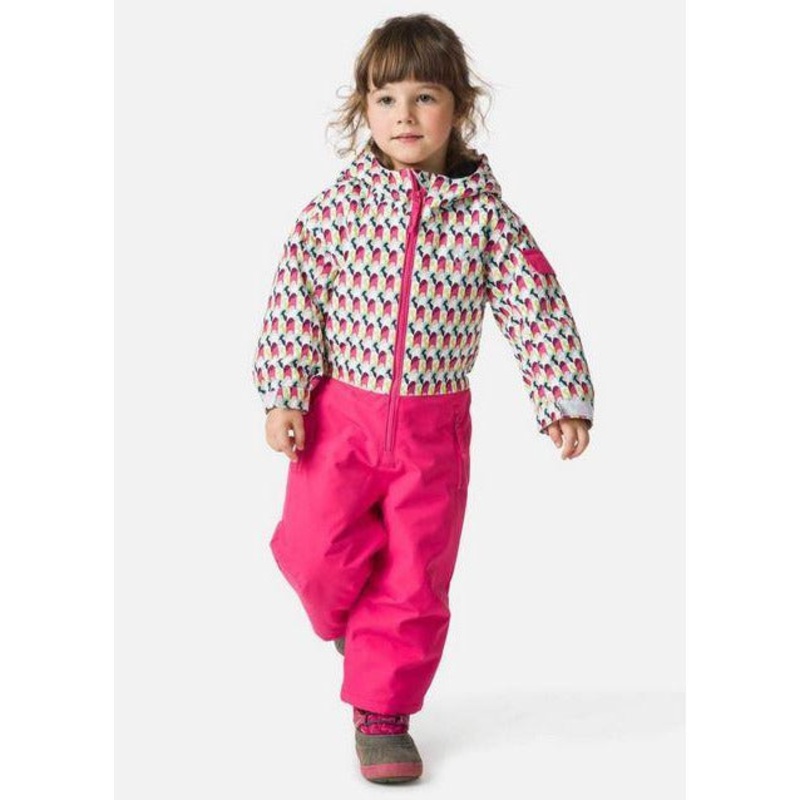 Rossignol Kids Flocon Suit|Camo Grey|Micro Rooster White|Girl Font|2|4|6