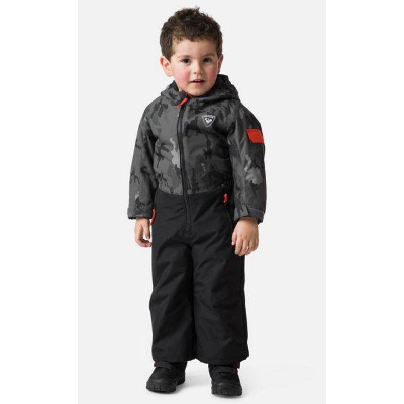 Rossignol Kids Flocon Suit|Camo Grey|Micro Rooster White|Girl Font|2|4|6