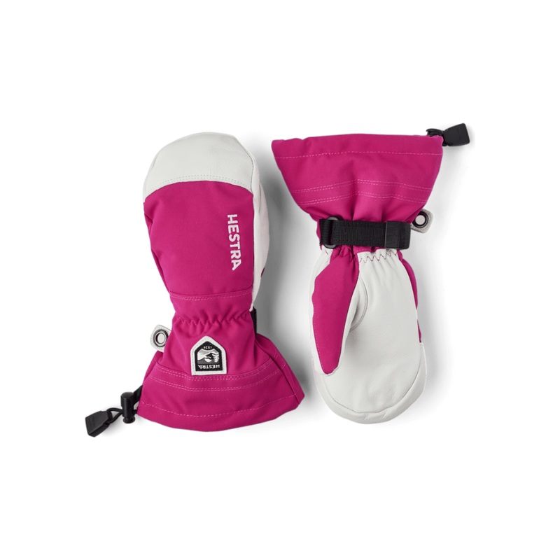 Hestra Heli Ski Jr. Mitt|Fuschia|Navy|Black|3|4|5|6|7