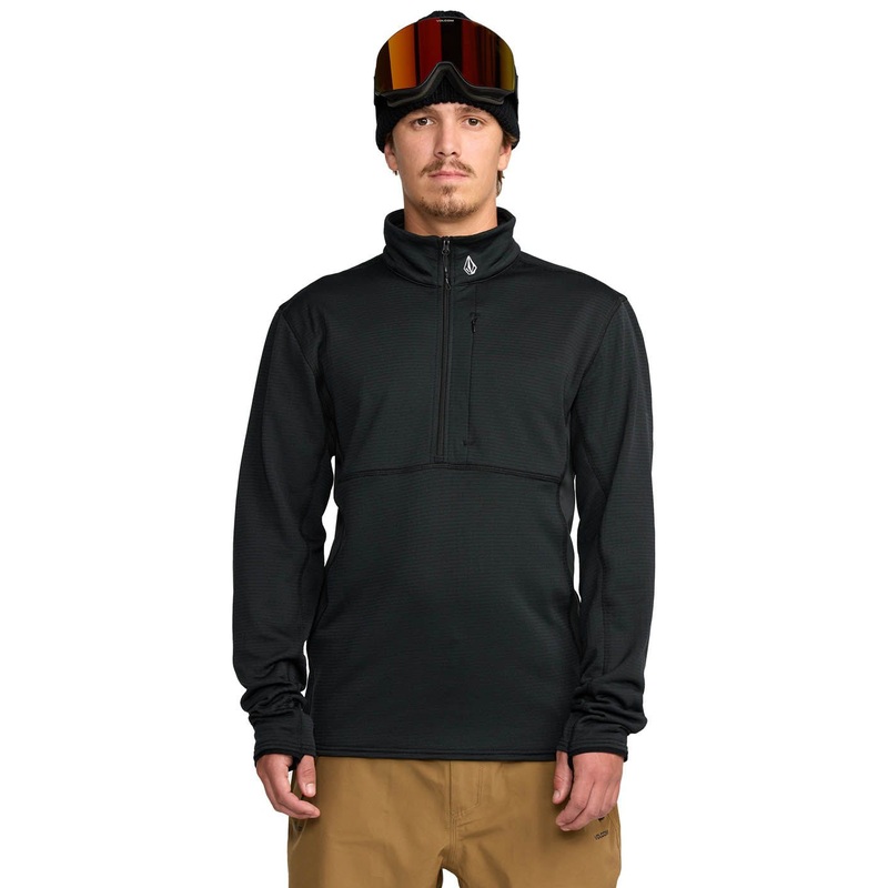 Men’s Gridlock Mock Neck|Black|S|M|L|XL