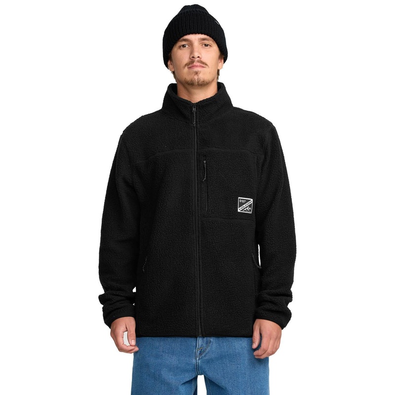 Men’s Nelson Sherpa Full Zip|Black|S|M|L