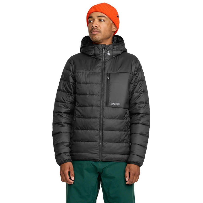 Men’s Puff Puff Hooded Jacket|Black|S|M|L|XL