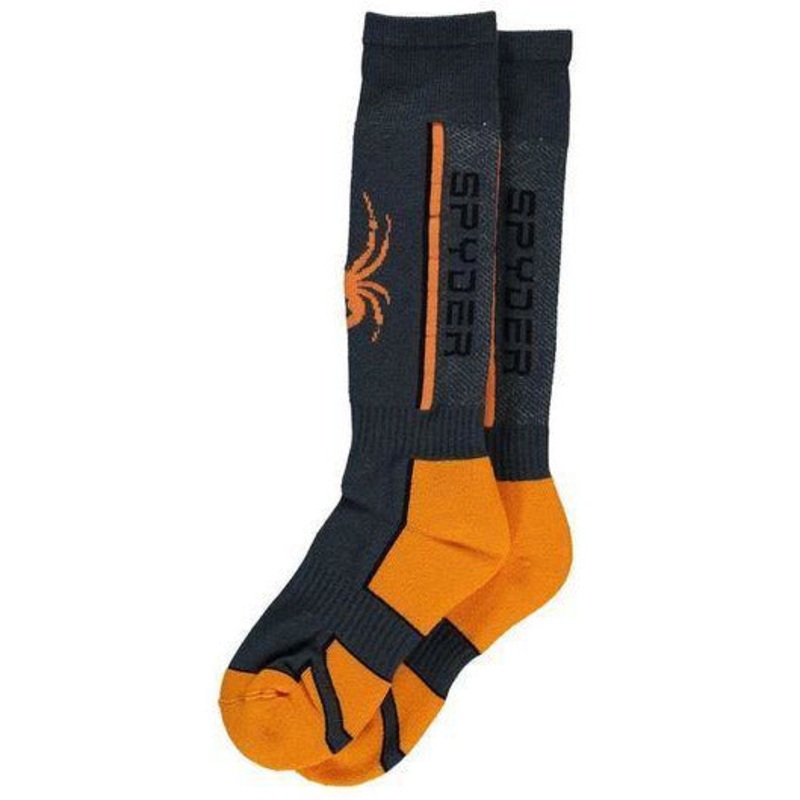 Spyder Boys Sweep Sock|Ebony Bright Orange|Old Glory Sun|XS|S|M|L