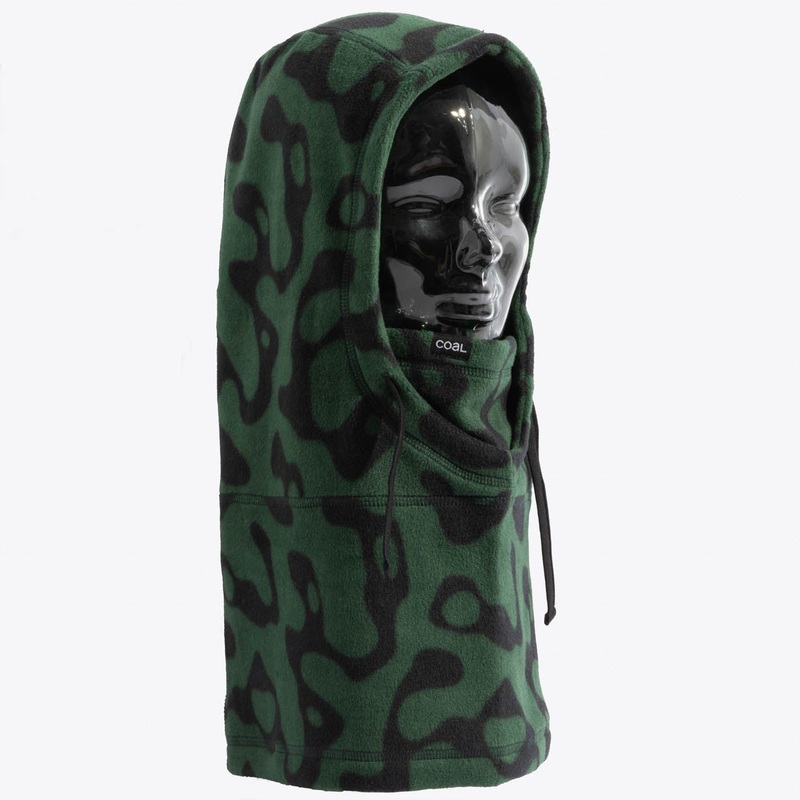 Unisex Ridge Hood Tech Fleece|Dark Green|Khaki Camo|Black
