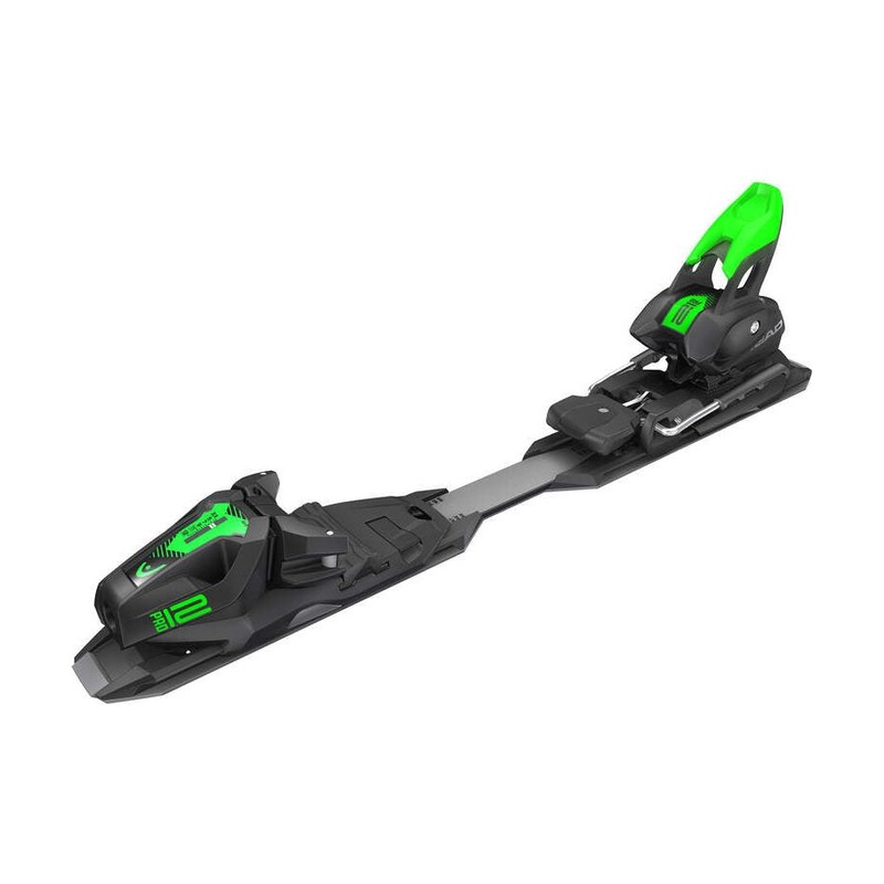 Head PRD 12 GW  w/Brake|85mm|Matte Black/Flash Green|Matt BLK/Flash Green|Matte Black/Flash Red