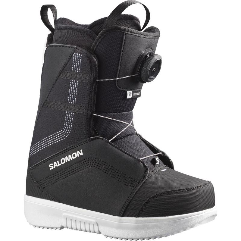 Salomon Project BOA|Black/Black/White|22.5|23.5|24.5|19.5|20.5|21.5