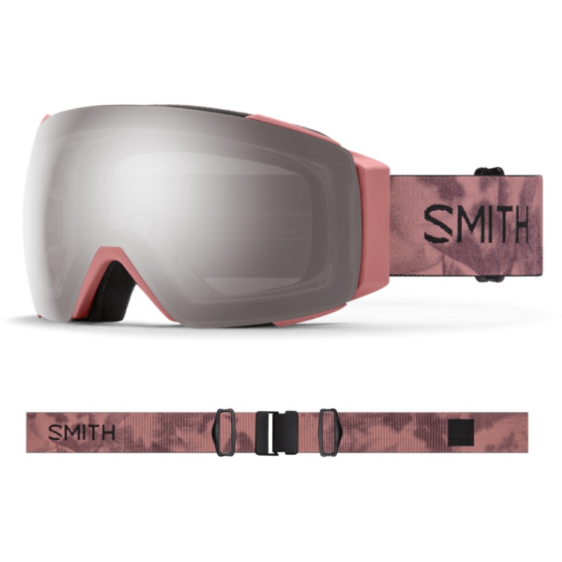 Smith I/O MAG|Chalk Rose Bleached Frame and ChromaPop Sun Platinum Mirror Lens|Black Frame and ChromaPop Sun Green Mirror Lens|Black/ChromaPop Pro Photochromic Blue Mirror|Midnight Navy/ChromaPop Sun Platinum Mirror