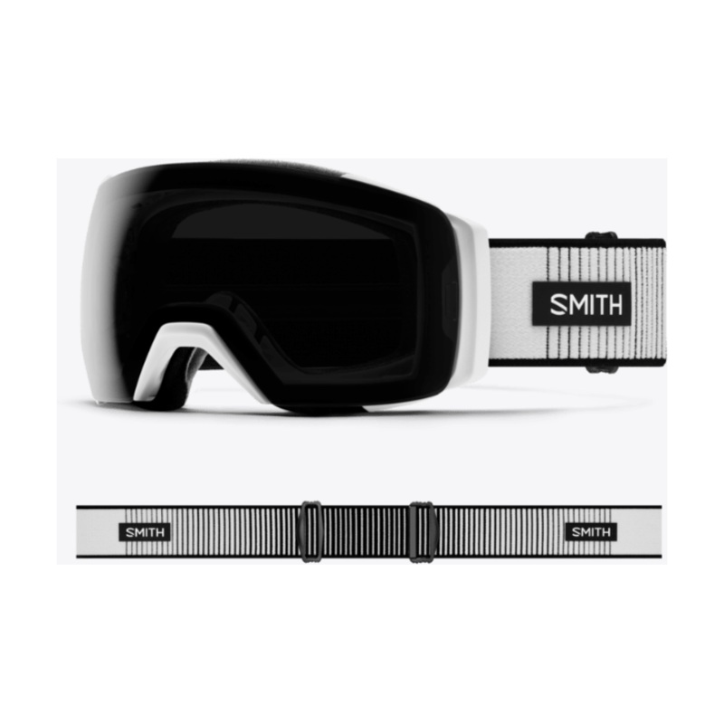 Smith I/O MAG XL|White Fade Out | ChromaPop Sun Black|Black || ChromaPop Sun Green Mirror|Lava Frame and ChromaPop Sun Red Mirror Lens|Crimson/ChromaPop Sun Red Mirror|OS