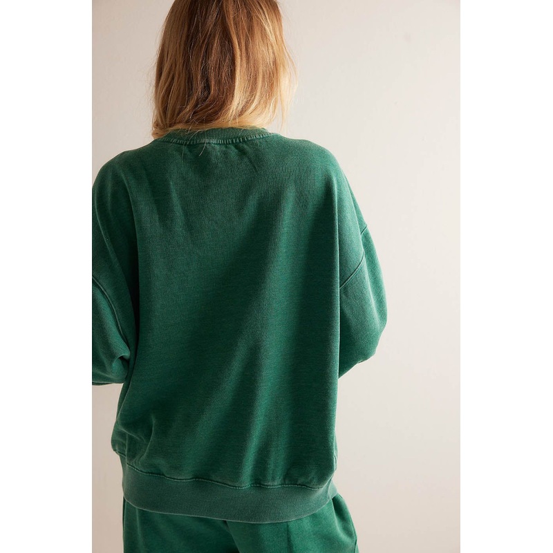 Women’s Slow It Down Pullover|Rainforest Moss|XS|S|M