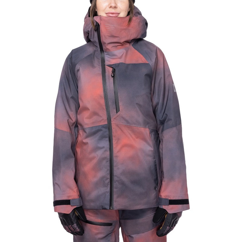 686 W Hydra Insulated Jacket|Hot Coral Sray|XS