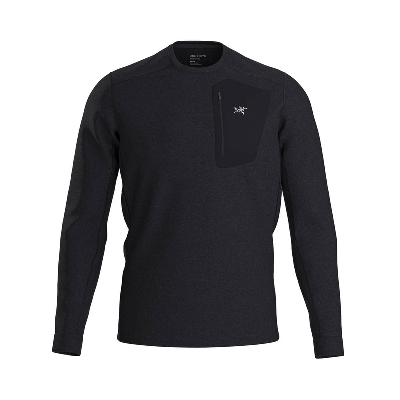 Men’s Rho LT Crew Neck|Black|Forage/Tatsu|M|L|XL|XXL|S