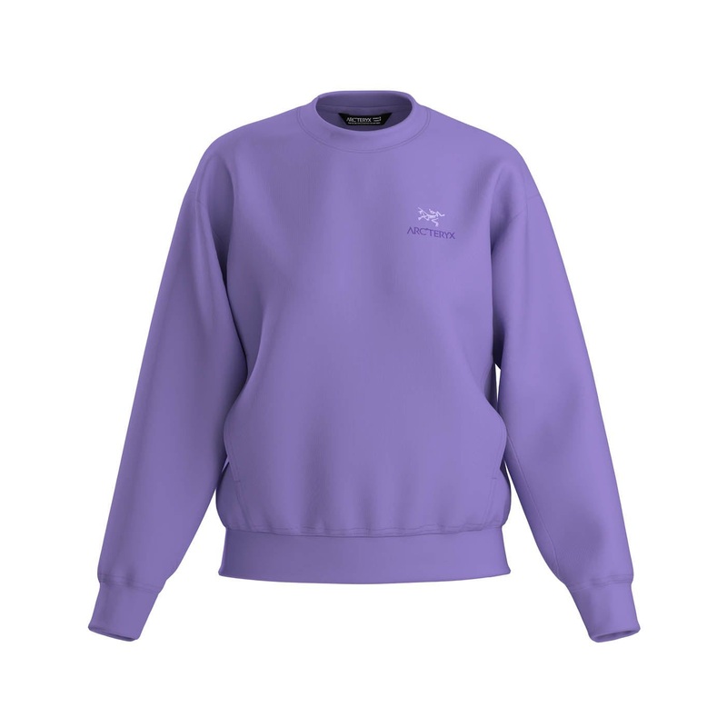 Women’s Emblem Fleece Crew|Aster|XS|S|M|L