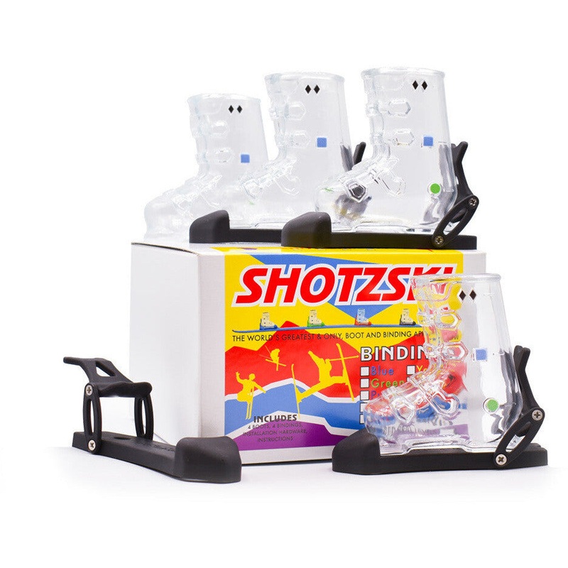 Sundance Logo Shotzski 4 pack|Black|Blue|White|Purple|Multi Color -Mardi Gras|Pink|Orange|Red