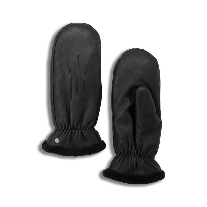Women’s Sutton Mitt|Black|Dark red|S/M|L/XL