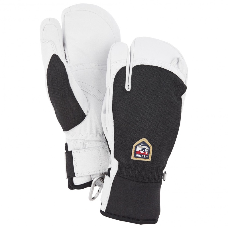 Army Leather Patrol 3 Finger|6|7|8|9|10|11|Black|Light Grey