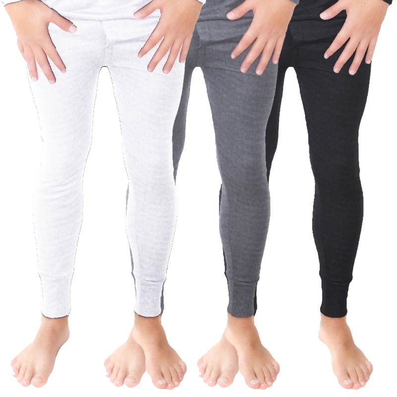 Adult Thermal Pant|XS|Small|Medium|Large|XL|Black|Grey Stripe|Light Grey|White|Unisex