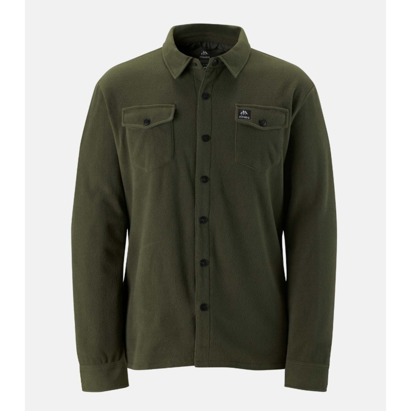 Jones December LS Shirt|Pine Green|Vulcan Red|S|M|L|XL