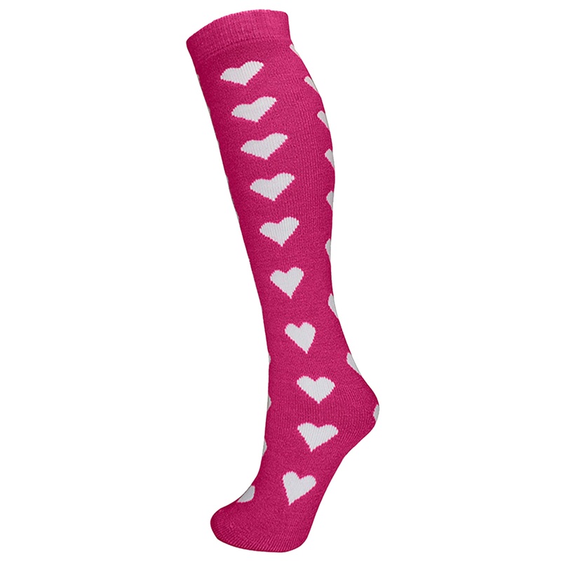 Patterned Tube Socks|Hearts Raspberry|Invaders Black|Mid Stripes Fig|Sno Man Black|UK 6-8.5|UK 9-12|UK12.5-3.5|Unisex