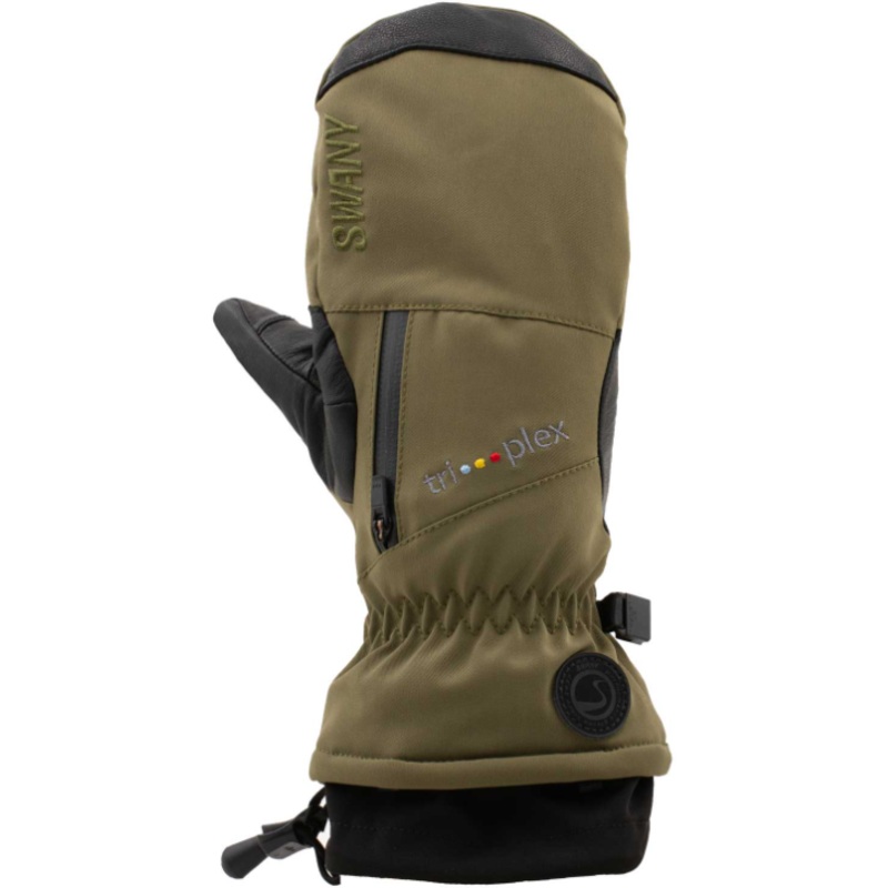 Swany W Falcon Mitt|Black|Military Olive|M|S|L