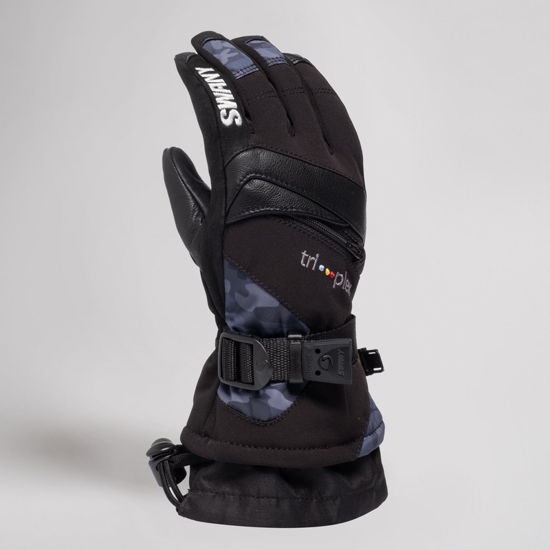Swany X-Change Jr Glove|BK-CAMO|BLACK/MAGENTA|BLACK|S|M|L|XL|XS