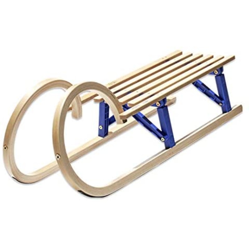 VT Folding Horned Sledge|Wood|100x33x27cm.