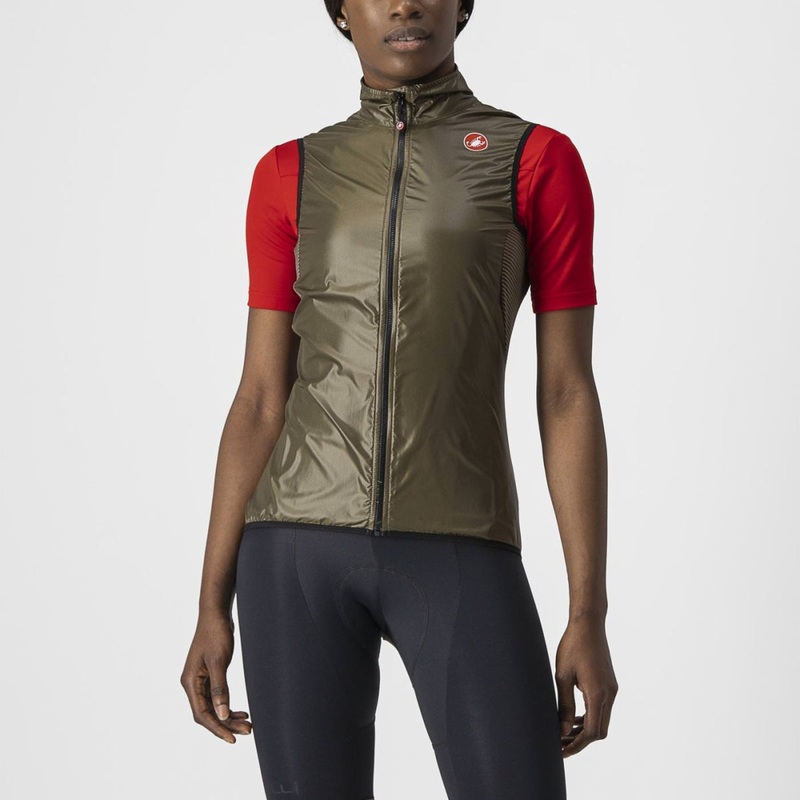 Castelli Aria W Vest|Moss Brown|L|M|S