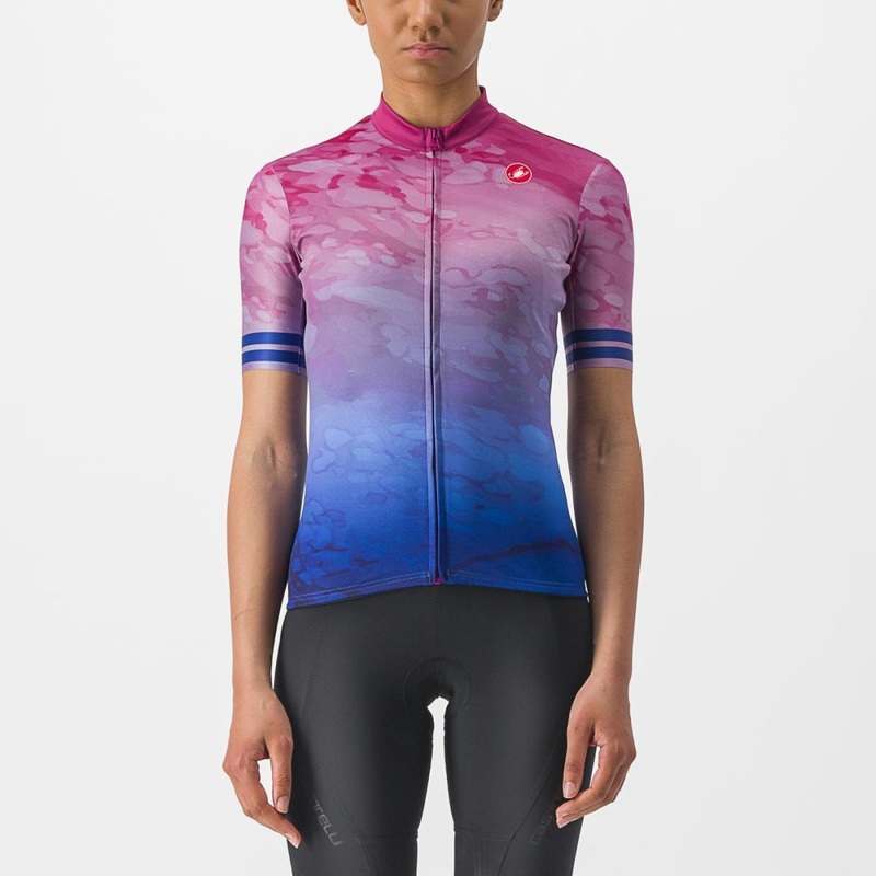 Castelli Marmo Jersey|Multicolor Amethyst|L|M|S|XL