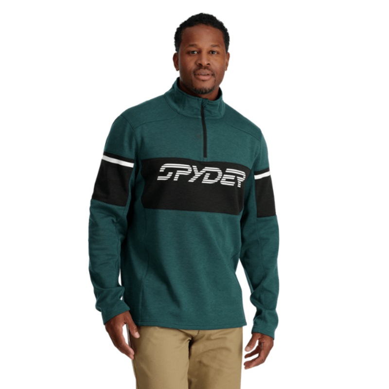 Spyder Speed Fleece 1/2 Zip|CYPRESS GREEN|S|M|L|XL|XXL