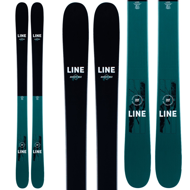 Line Honey Bee Skis|Female|Black/Green|144cm|155cm