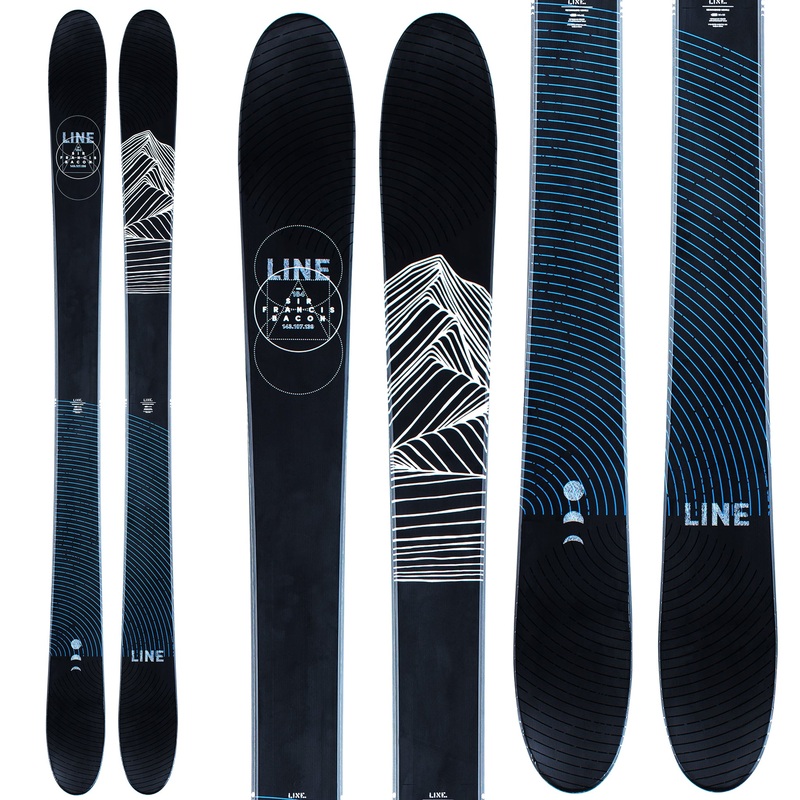 Line Sir Francis Bacon Skis|Unisex|Black|176cm|184cm