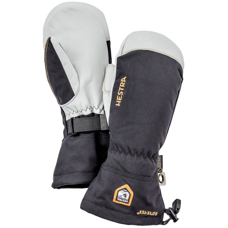 Army Leather Gore-Tex Mitt|Male|Black/Cream|Black/Black|7|8|9|10|11