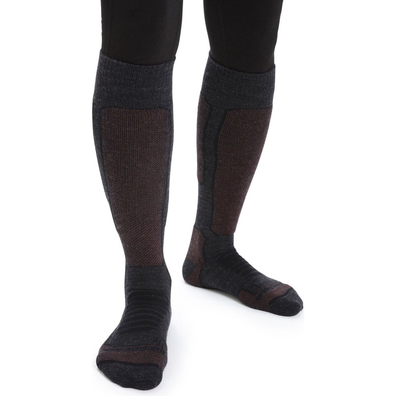 Icebreaker W Ski+ Medium OTC|Jet Heather/Espresso/Black|S|M|L