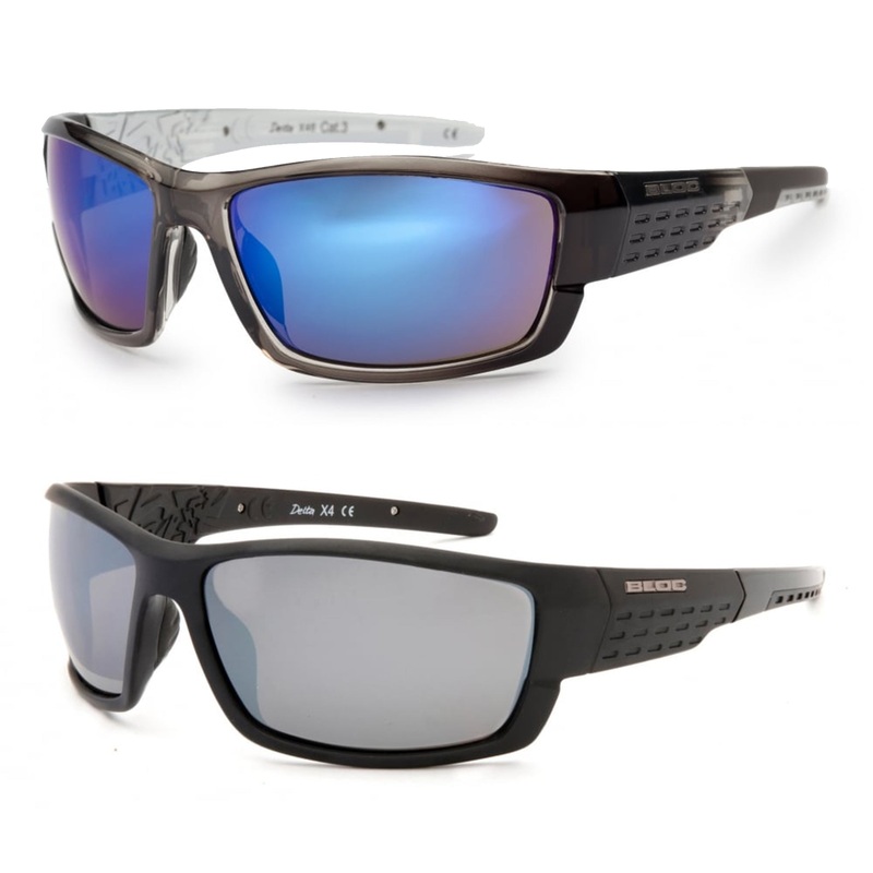 Delta|Black/Blue|Matt Black Polarised Grey|One Size|Unisex