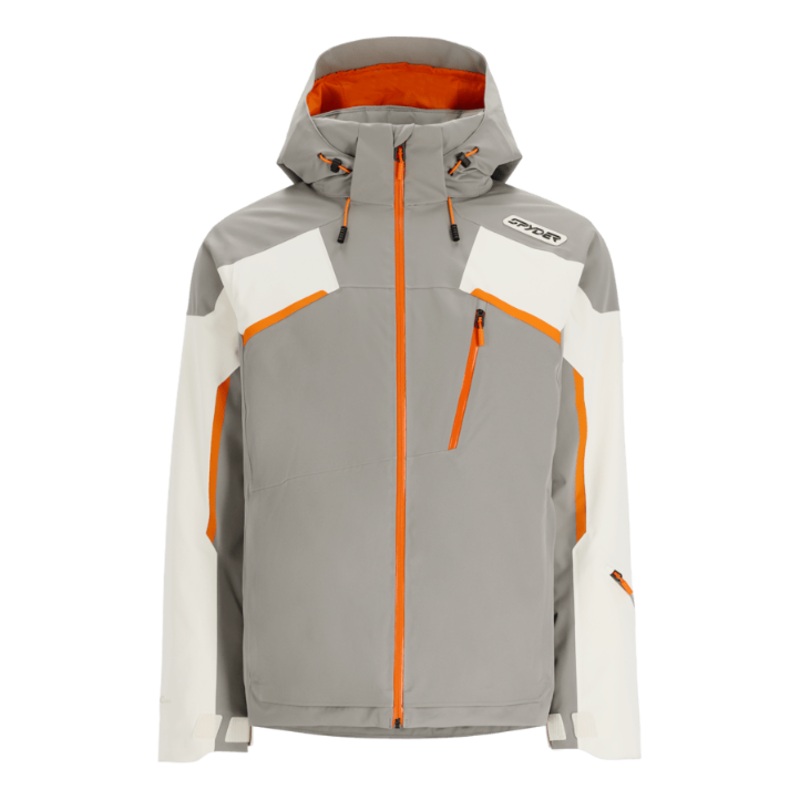 Spyder M Leader Jacket|Concrete|Spyder Red|True Navy|L|M|XL|XXL