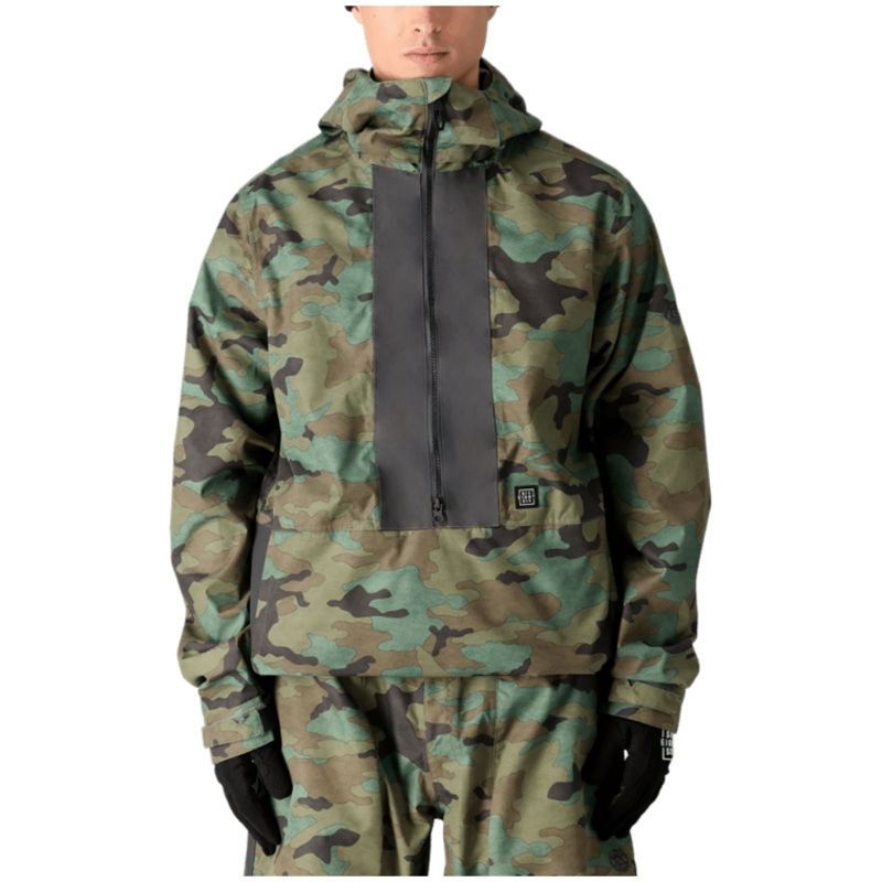 686 M Ghost 2.5L Anorak|FATIGUE CAMO COLORBLOCK|SAGE RIPSTOP|L