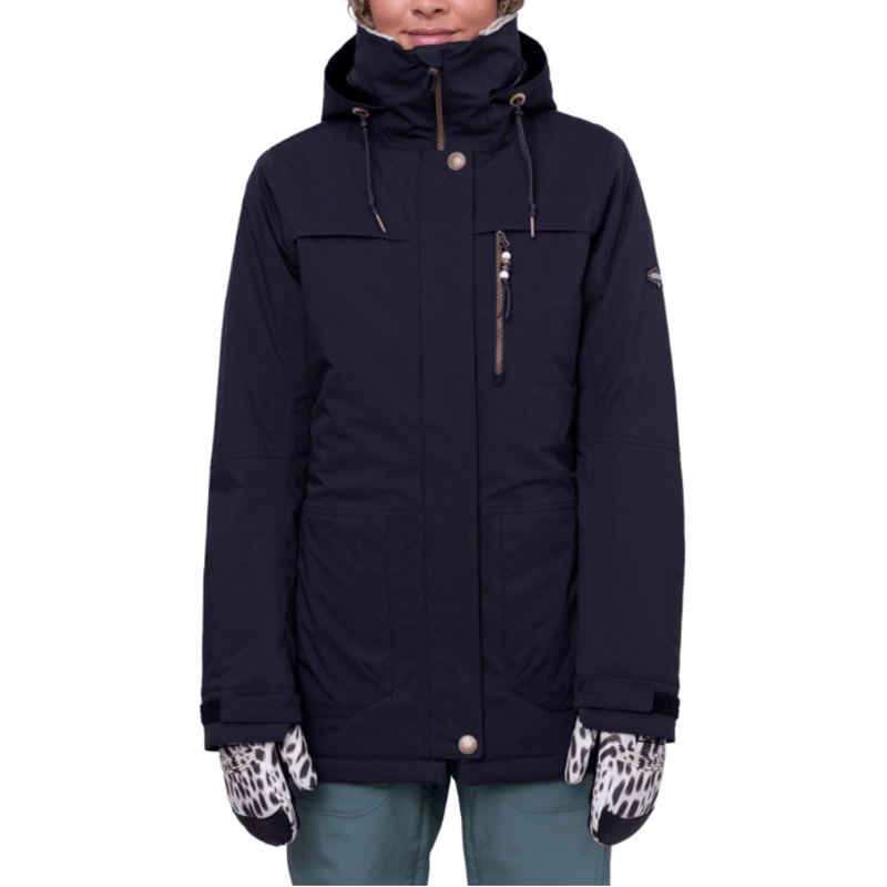 686 W Spirit Insulated Jacket|BLACK GEO JACQUARD|CYPRESS GREEN DOBBY|SASSAFRAS PLAID|S