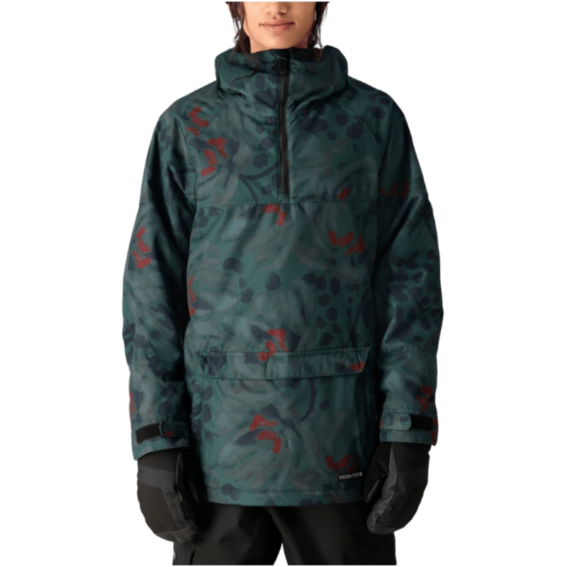 686 W Upton Insulated Anorak|CYPRESS GREEN BLOOM|LIMESTONE COLORBLOCK|HELLO KITTY BLACK DENIM|S
