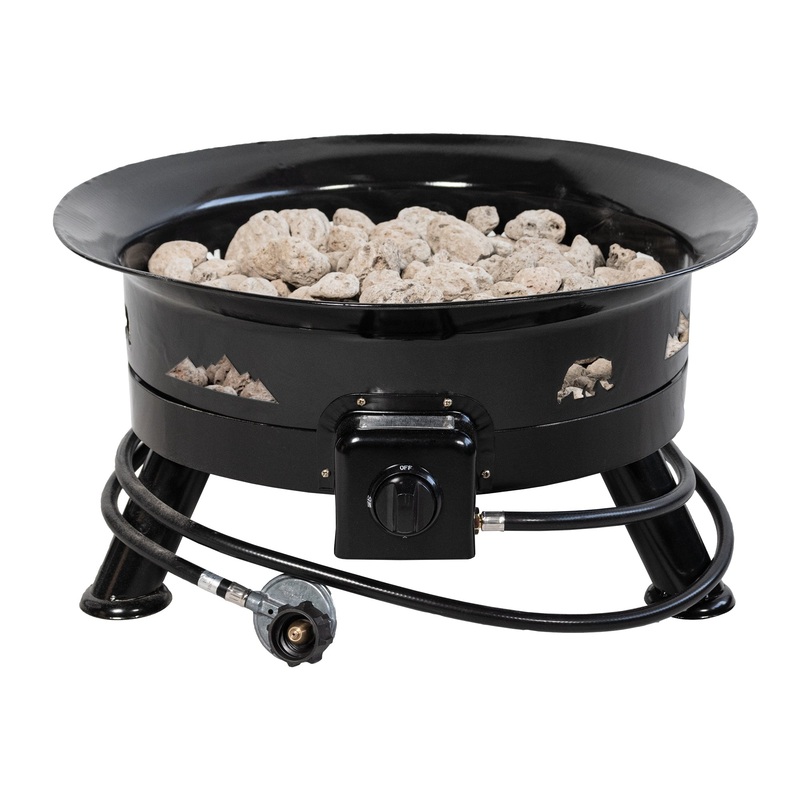 Kuma Bear Blaze Fire Bowl|Black|24″