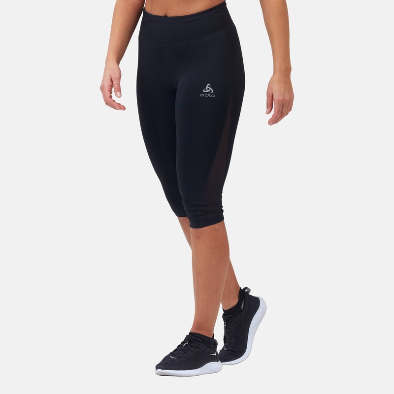 The Essential 3/4 mesh tights|Large|Black