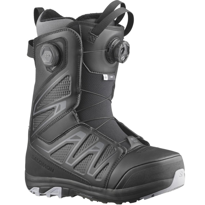 Salomon Ivy BOA SJ BOA|Black|Icicle/Nirvan|22.5|25|23.5|24.5|25.5|26.5|27.5|23|24|26|27