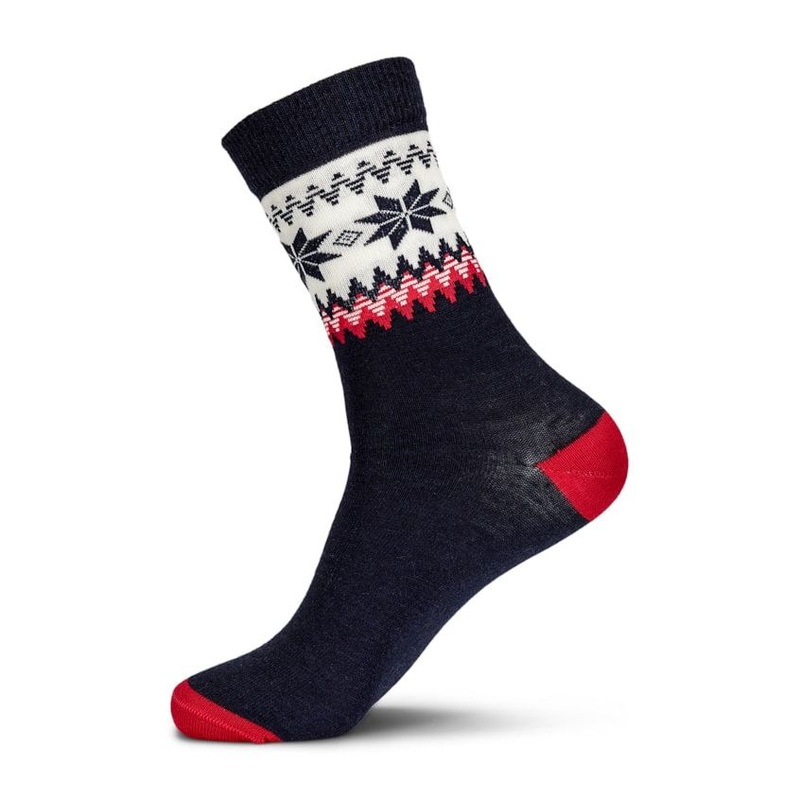Dale of Norway Myking Socks|Navy Red Off White|S|M|L