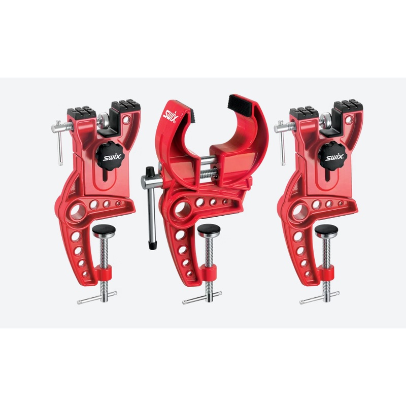 Swix WC 3-piece ski vise|Red